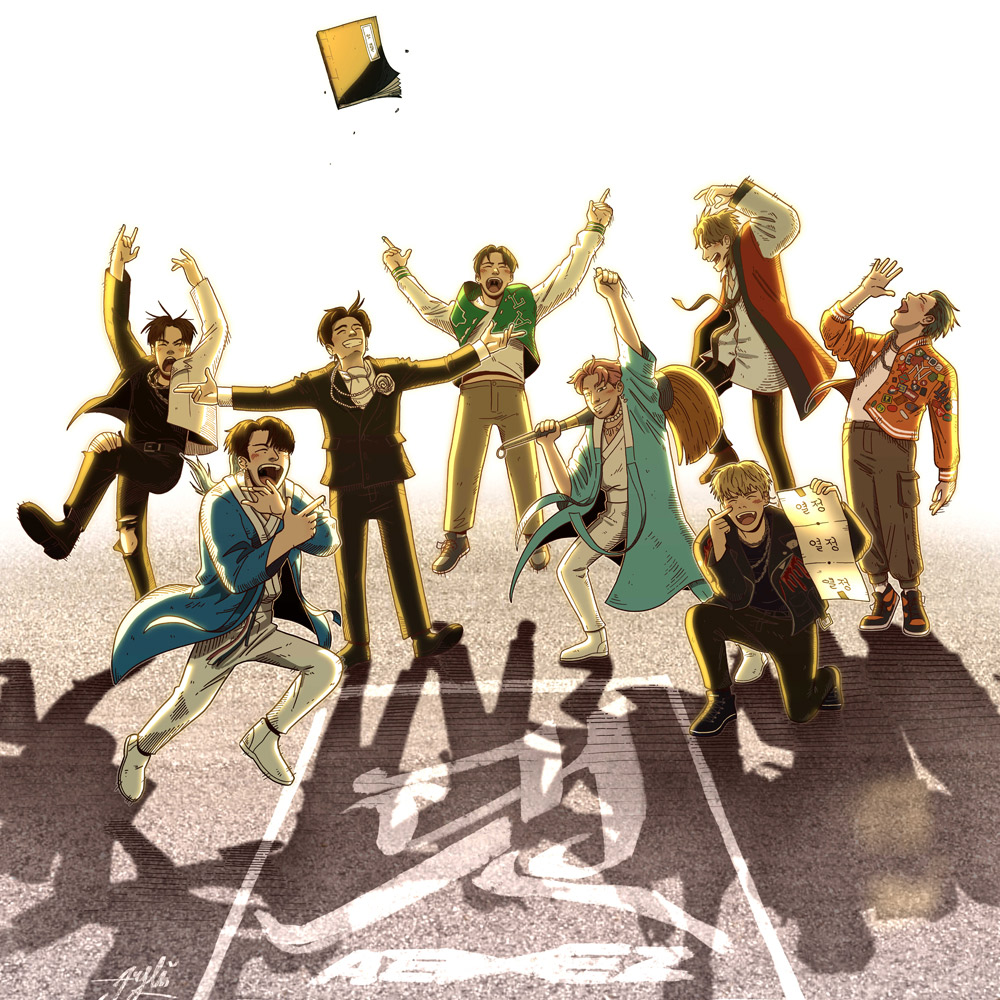 Ateez the real fanart