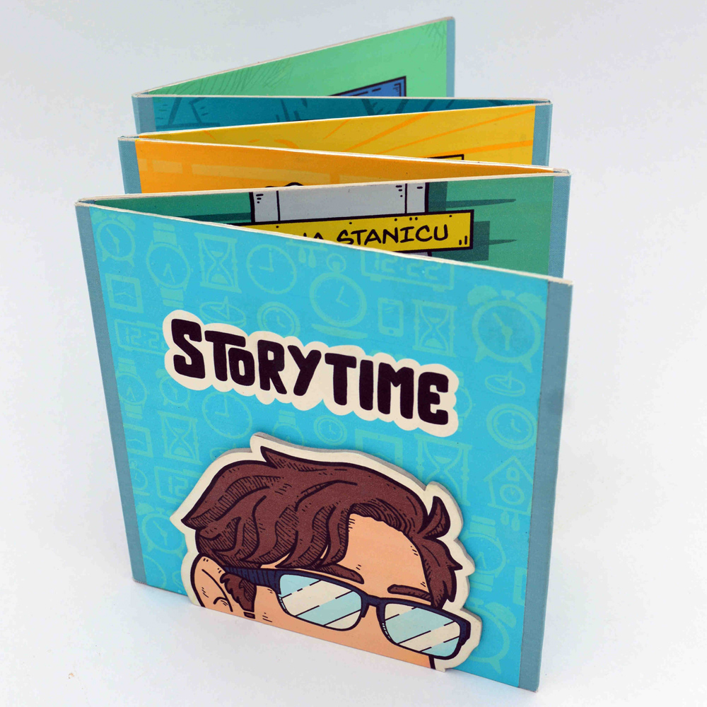 concertina book self-portrait
