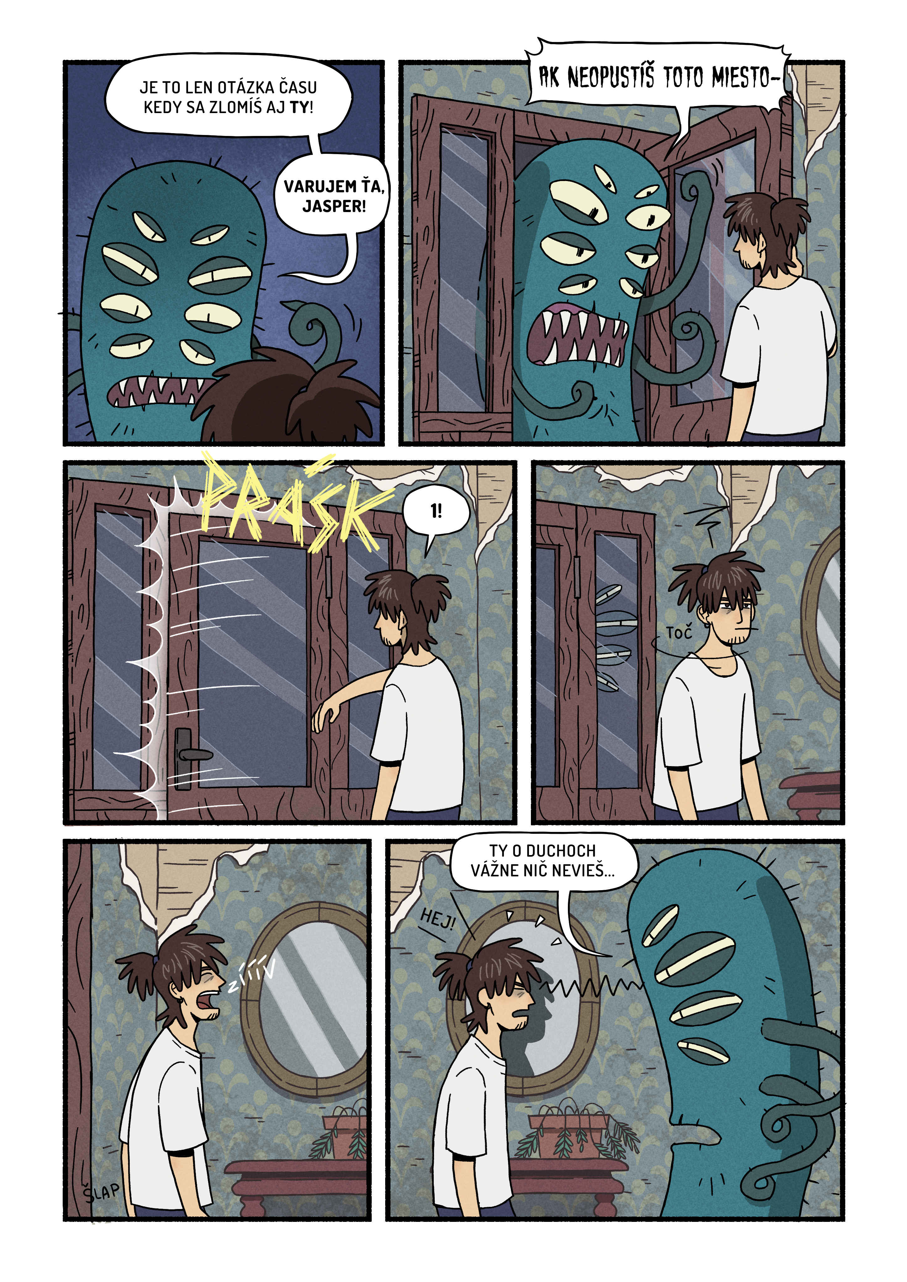 Jasperov dom hrôzy komiks