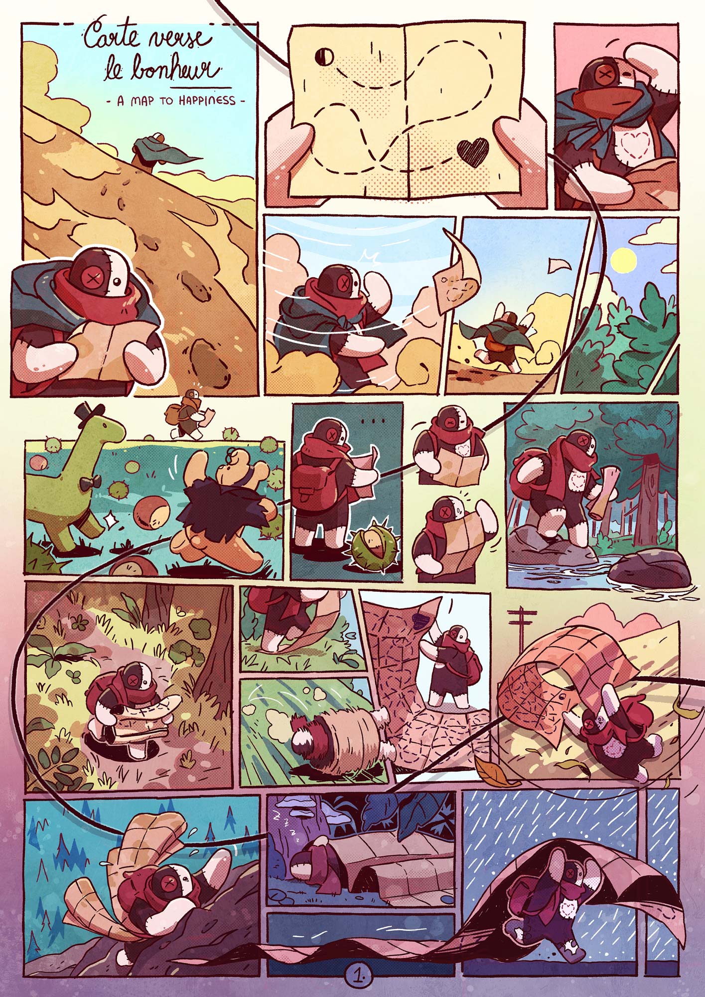 Mapa ku šťastiu komiks