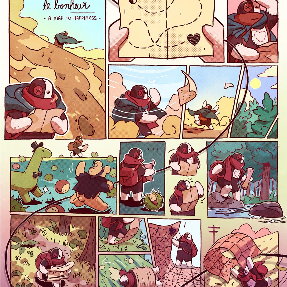Mapa ku šťastiu komiks